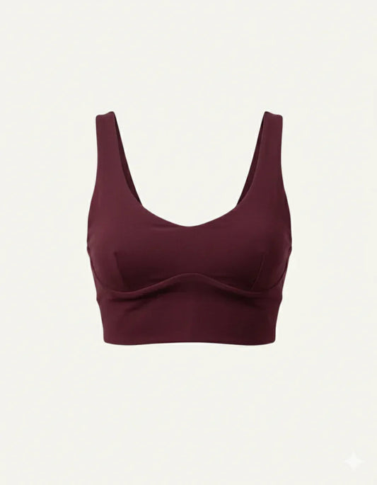 Seacell Sports Bra — Burgundy