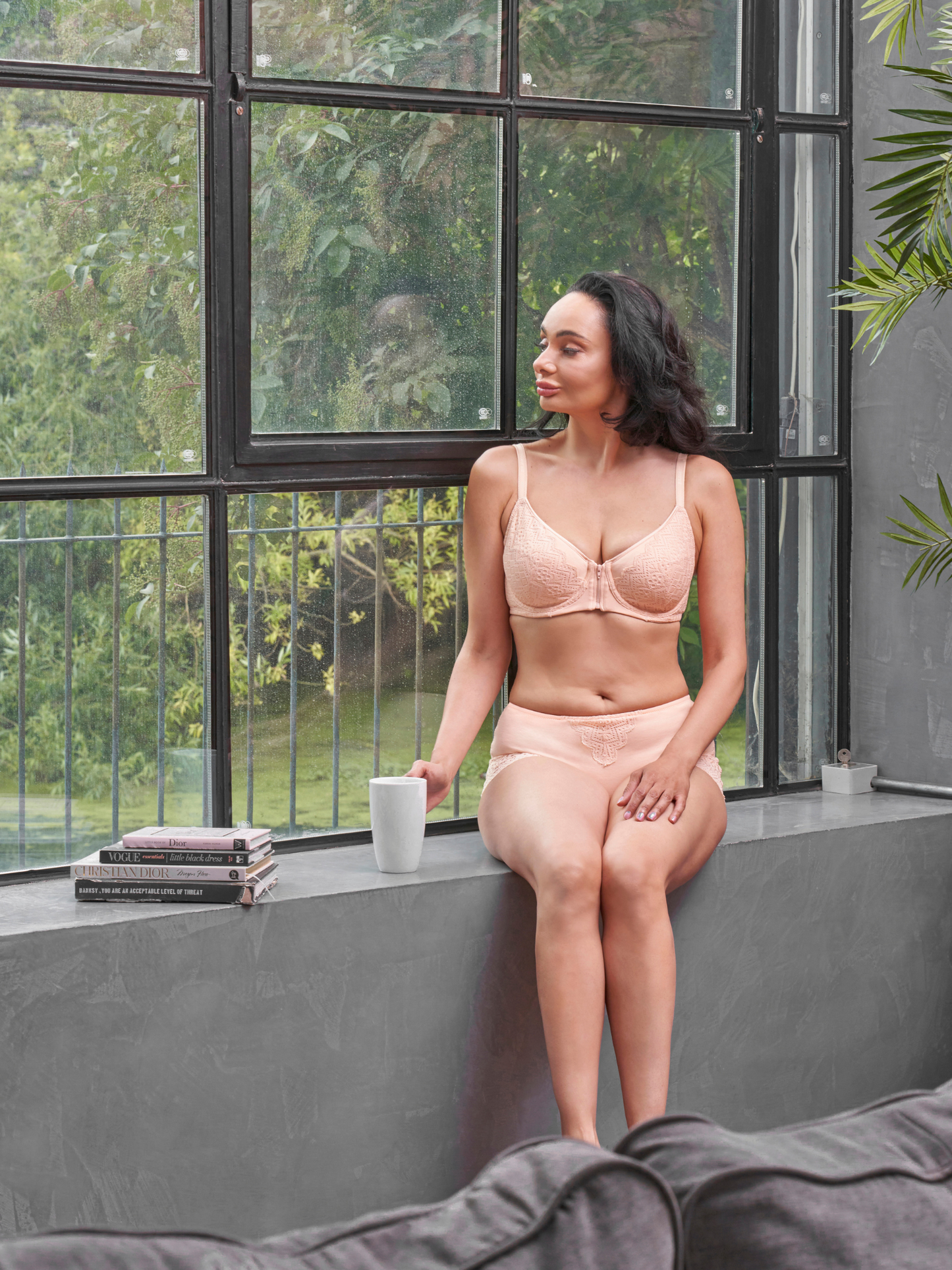 Silk & Organic Cotton Front-Zip Bra — Zip & Go
