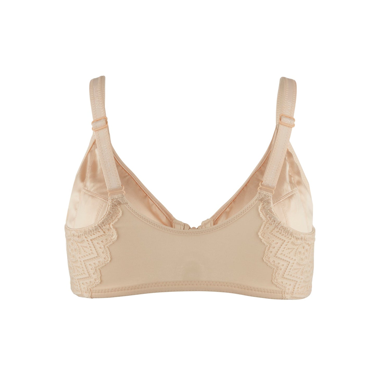 Silk & Organic Cotton Front-Zip Bra — Zip & Go