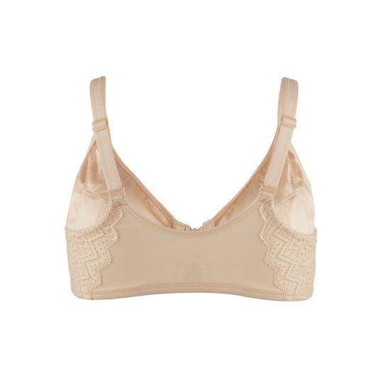 Silk & Organic Cotton Front-Zip Bra — Zip & Go