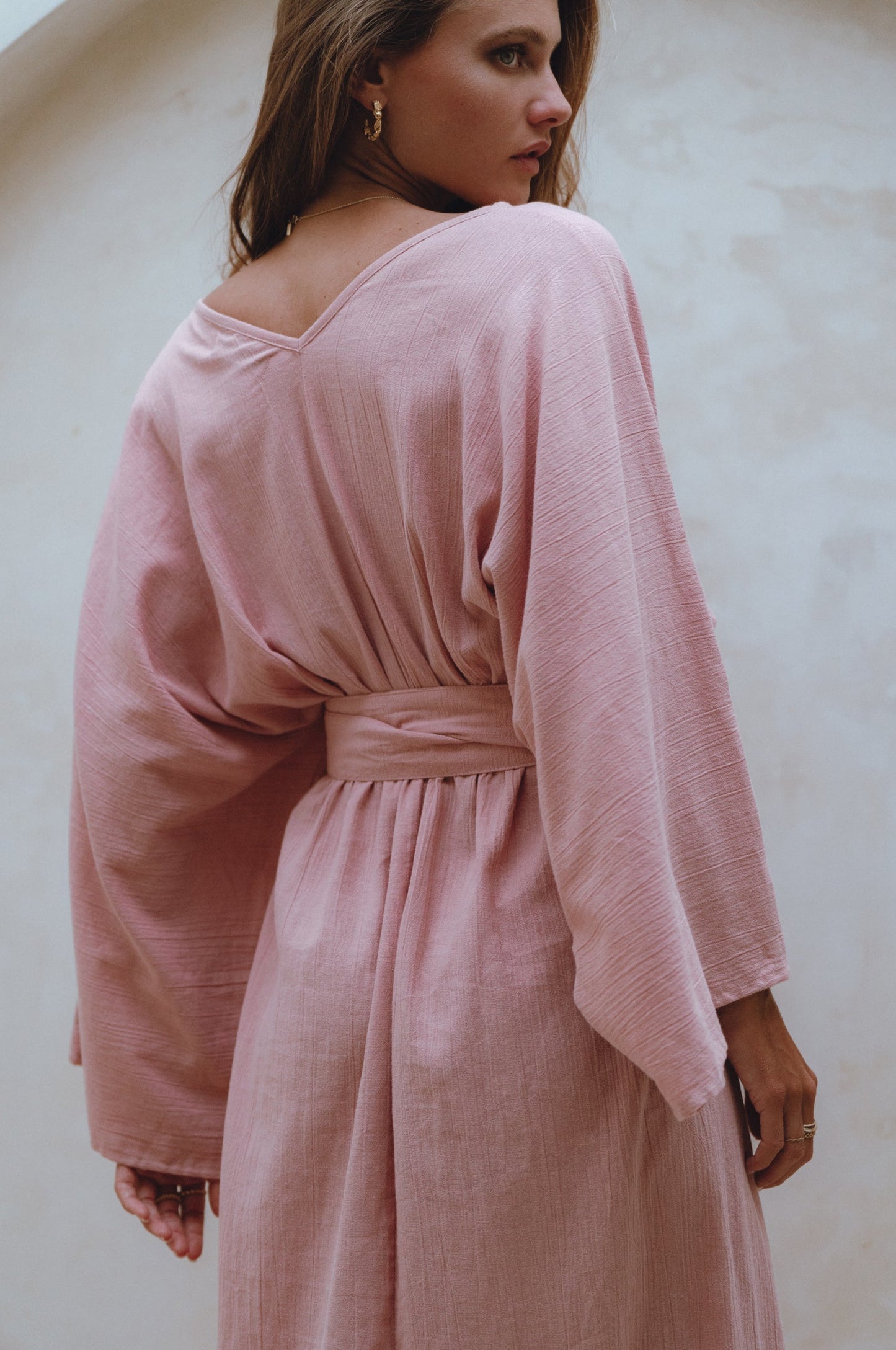 Linen Kimono Dress — Slow Mornings, Bold Nights
