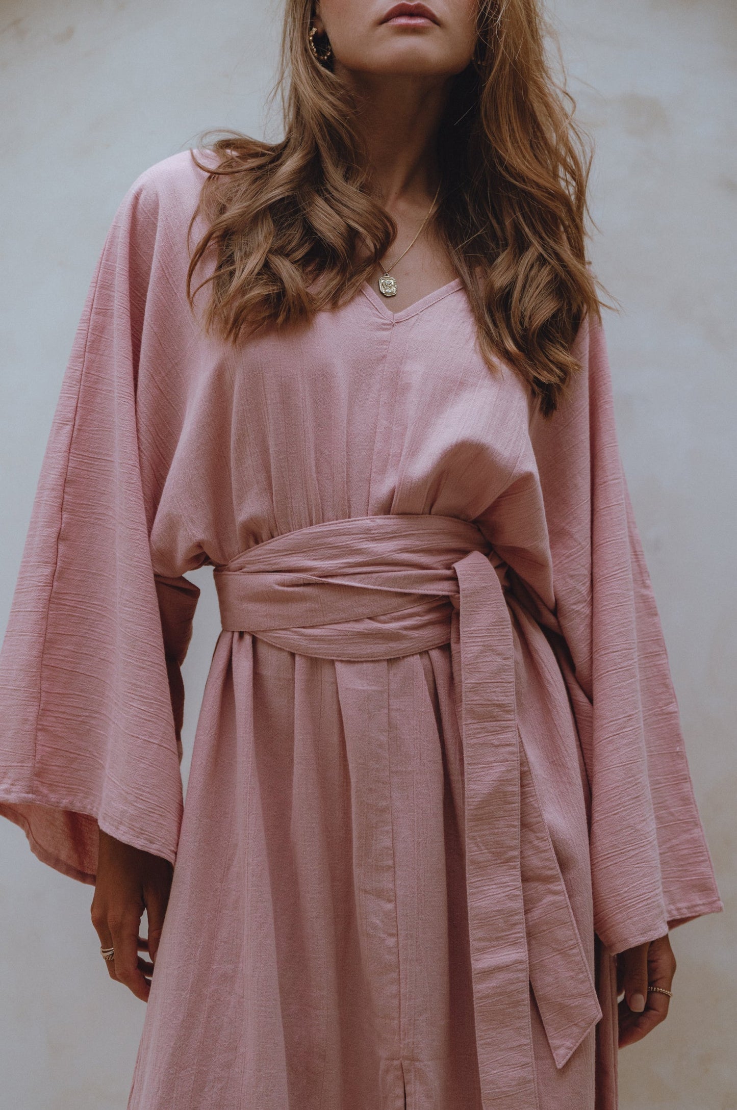 Linen Kimono Dress — Slow Mornings, Bold Nights