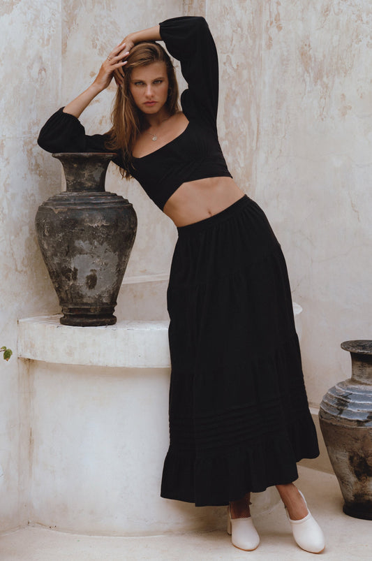 Long-Sleeve Linen Top — The Layering Hero