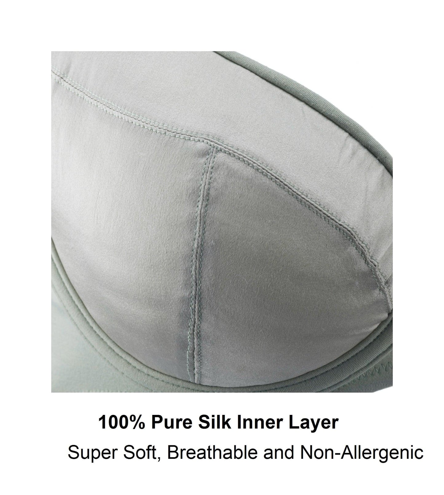 Silk & Organic Cotton Underwired Bra — Soft Power