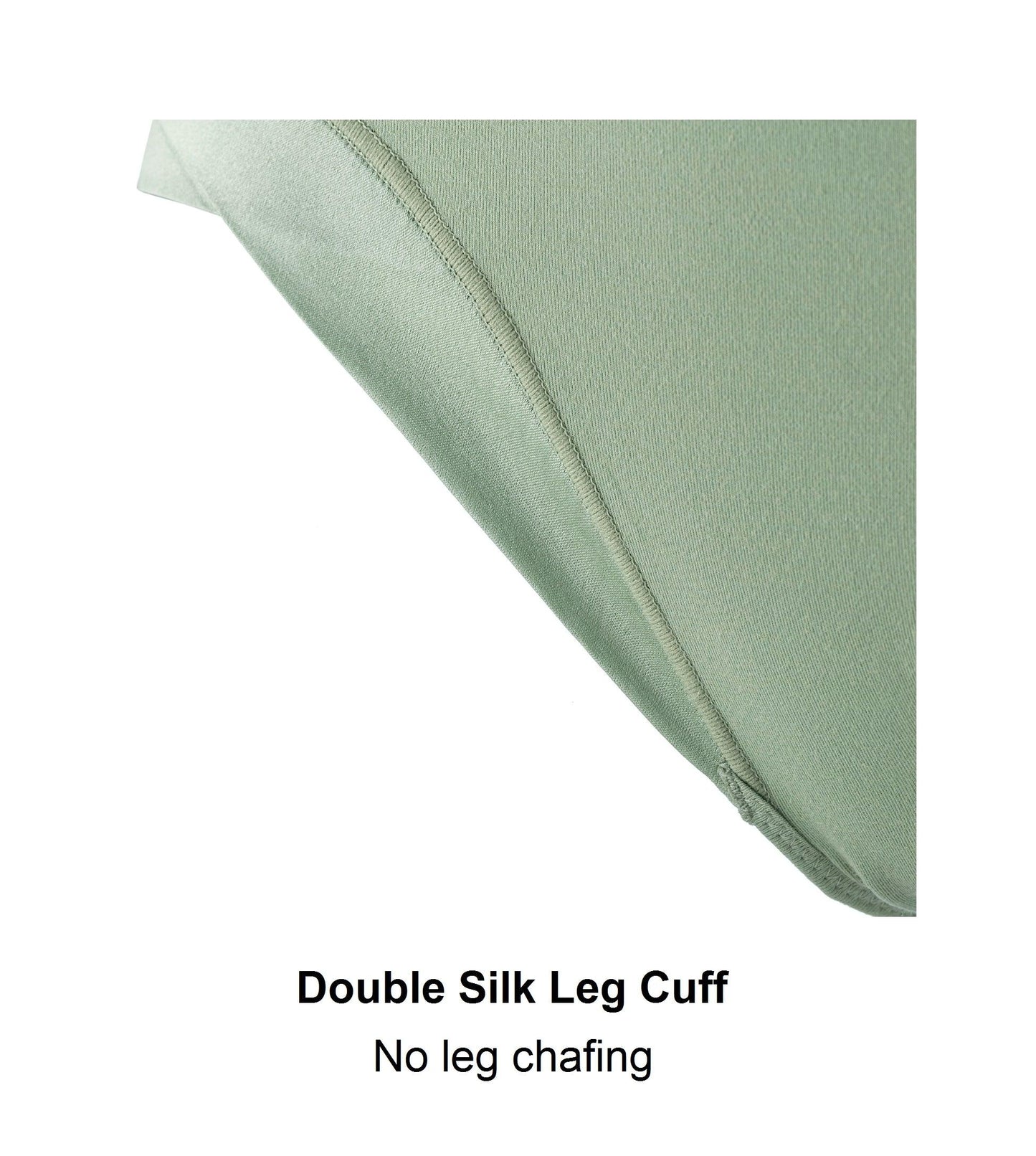 Silk & Organic Cotton High-Waisted Brief — Aspen Green