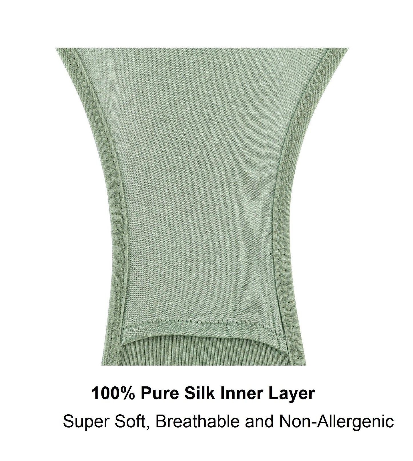 Silk & Organic Cotton High-Waisted Brief — Aspen Green
