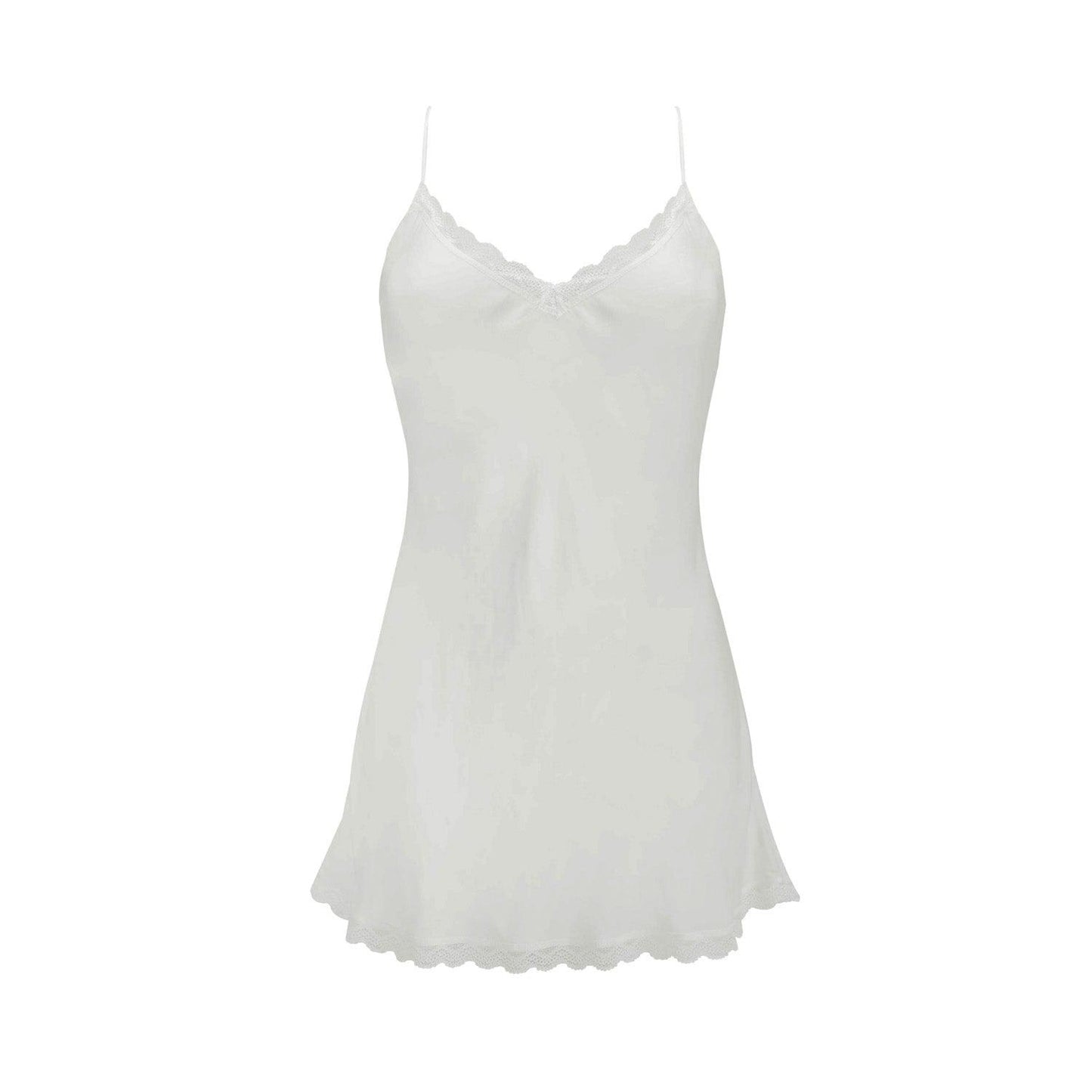 Pure Silk Camisole — Liquid White