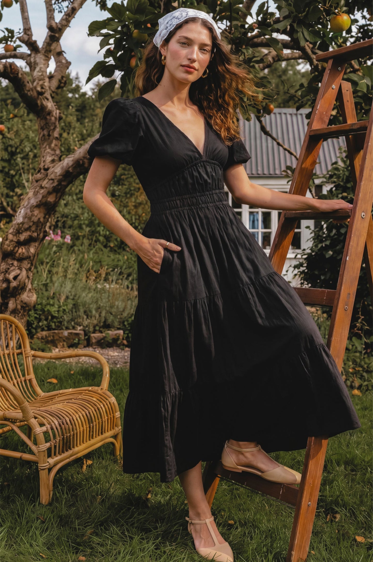 Everyday Linen Midi Dress — Notting Hill