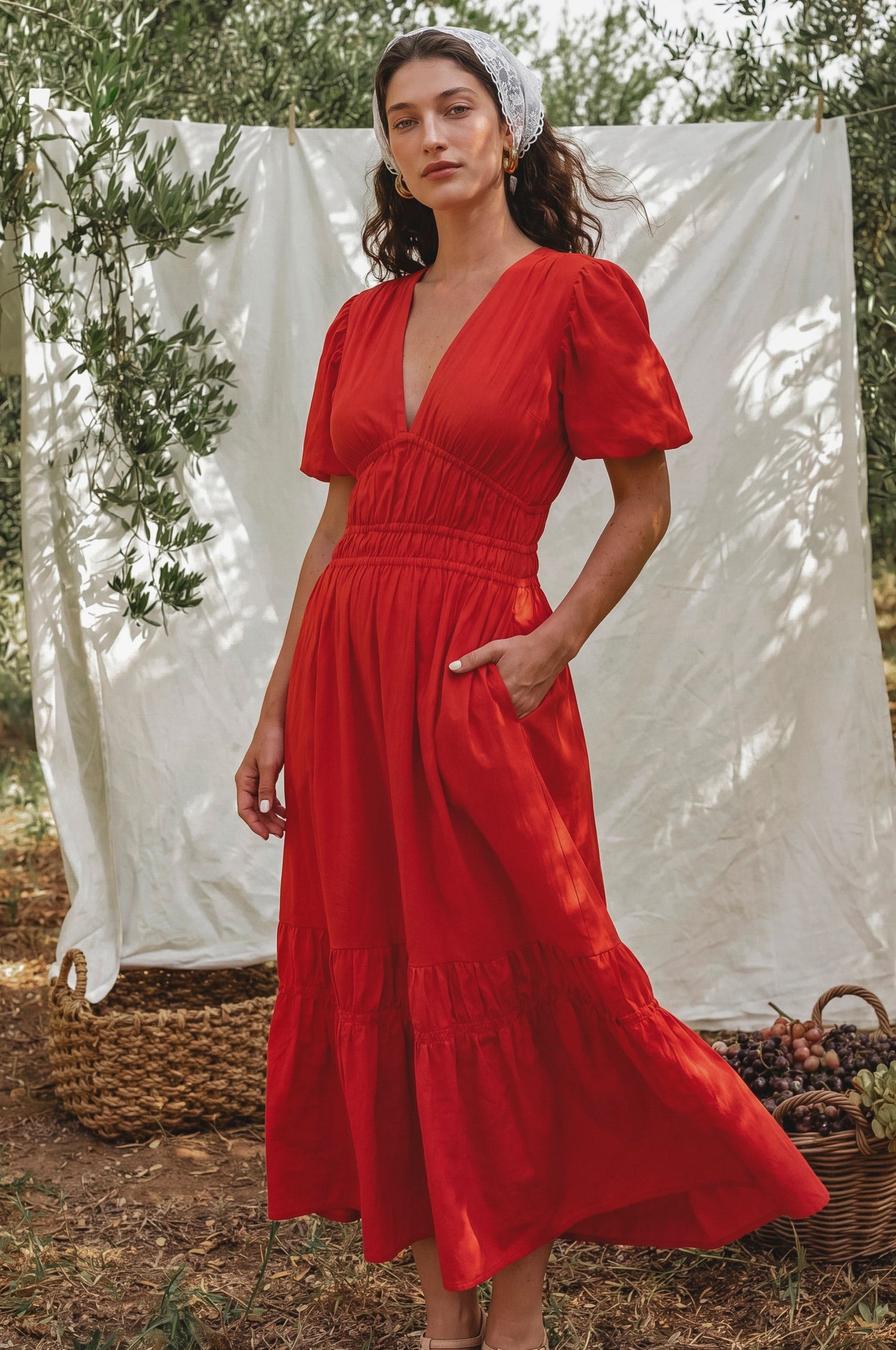 Everyday Linen Midi Dress — Notting Hill