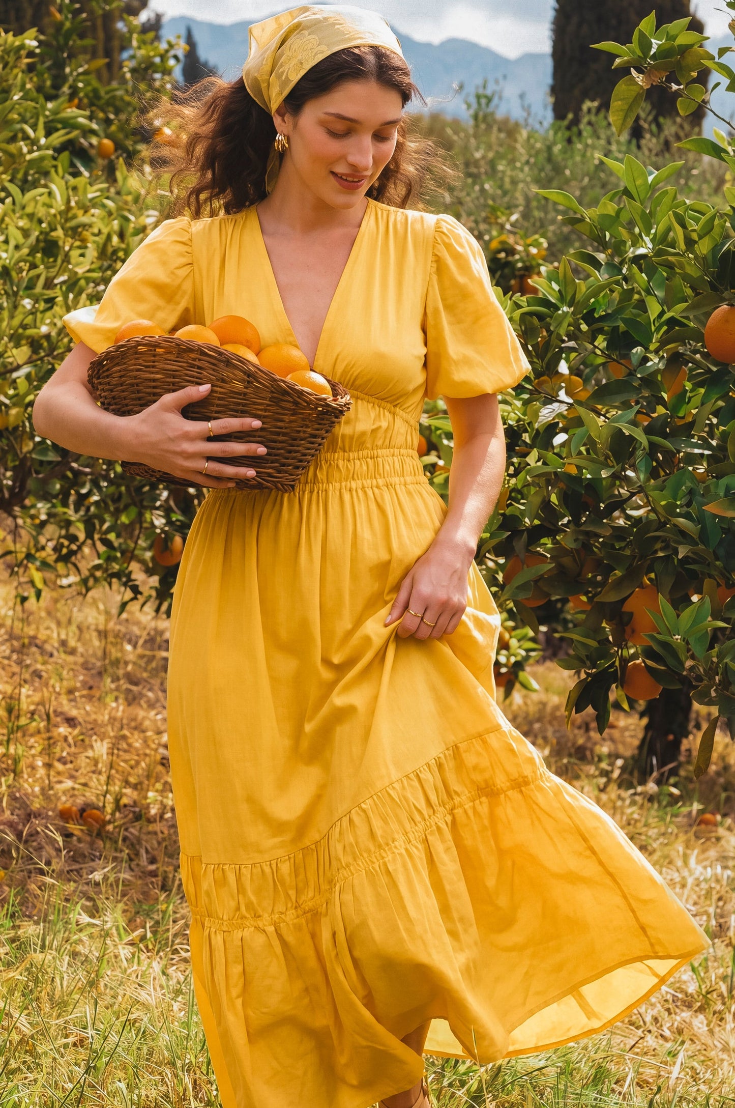 Everyday Linen Midi Dress — Notting Hill