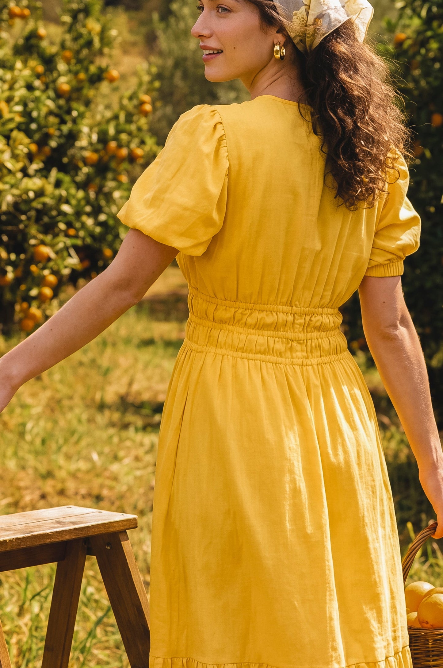 Everyday Linen Midi Dress — Notting Hill