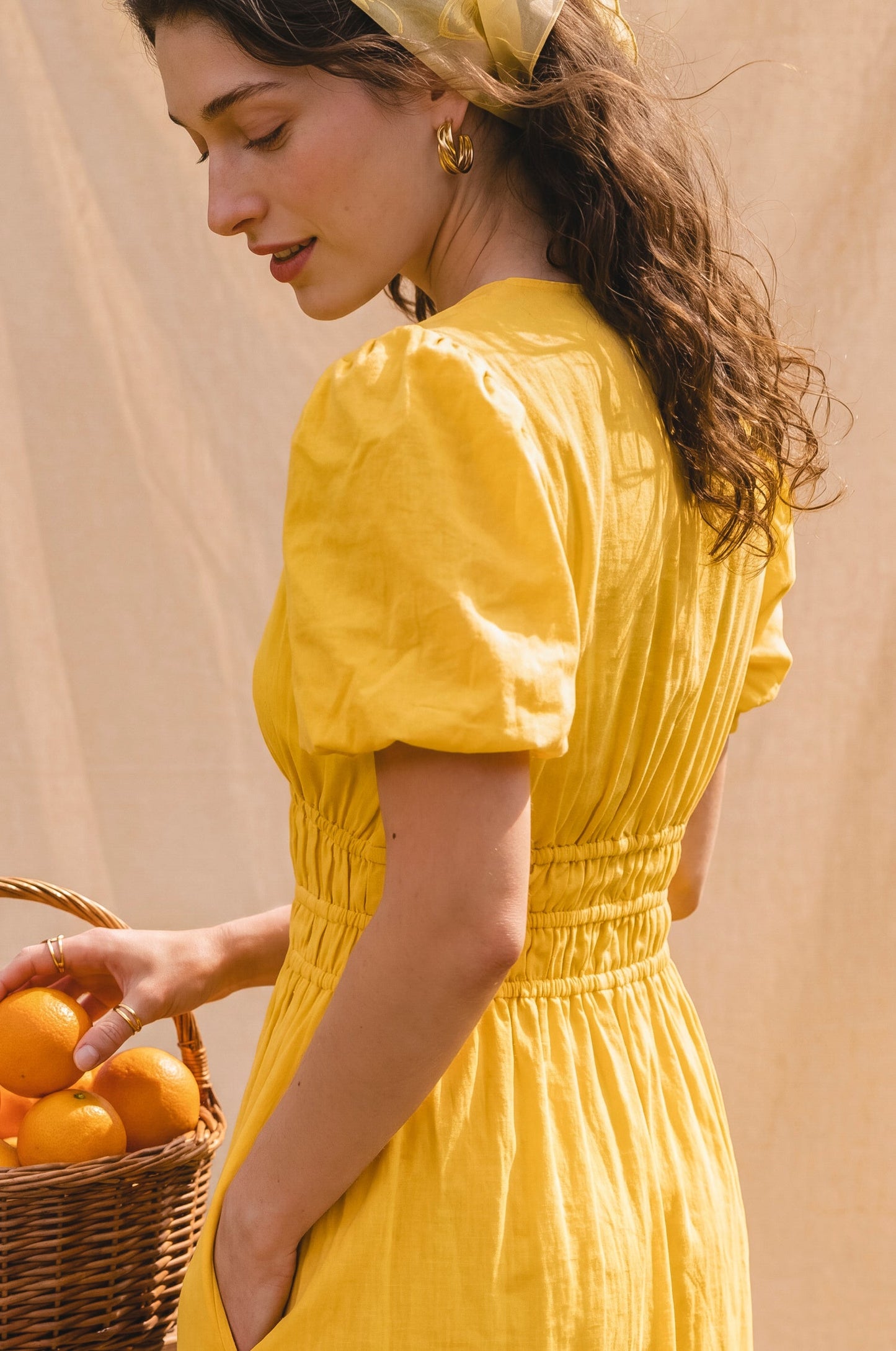 Everyday Linen Midi Dress — Notting Hill