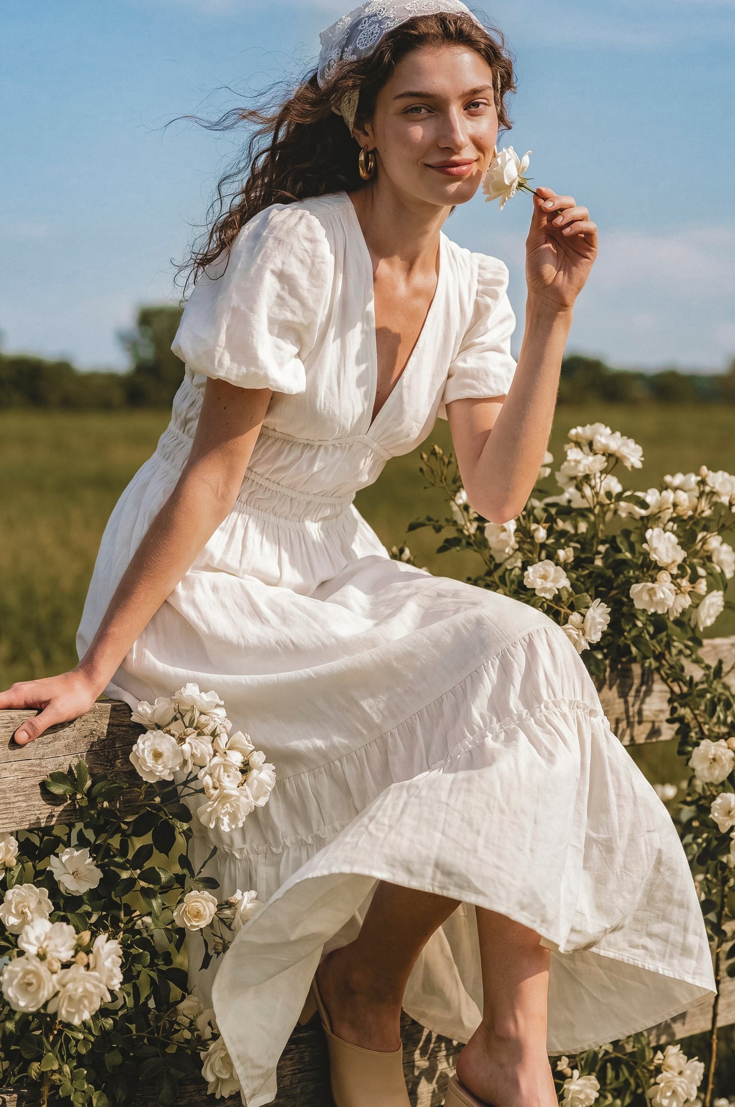 Everyday Linen Midi Dress — Notting Hill