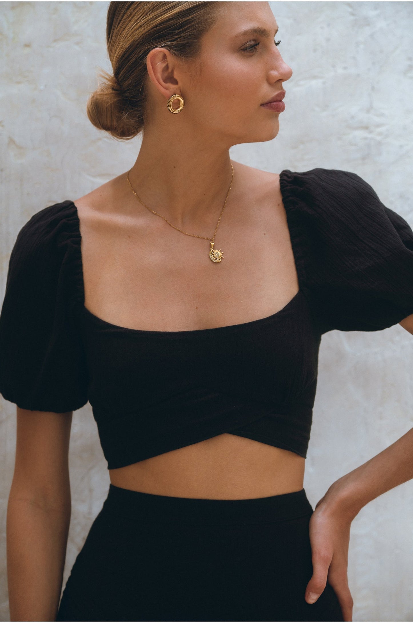 Linen Crop Top — Skin's Out