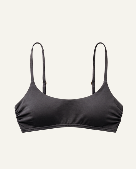 Seaweed Bralette — Anthracite