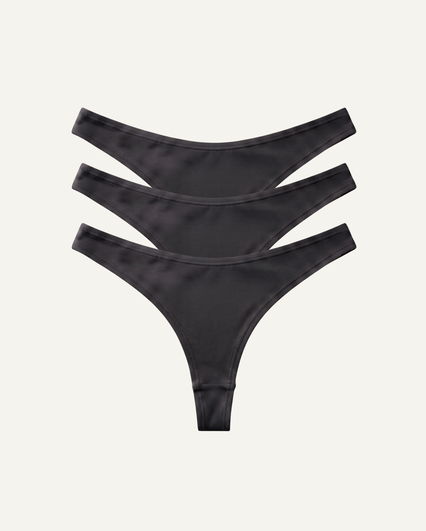 Anthracite Thong 3-Pack — The Essentials