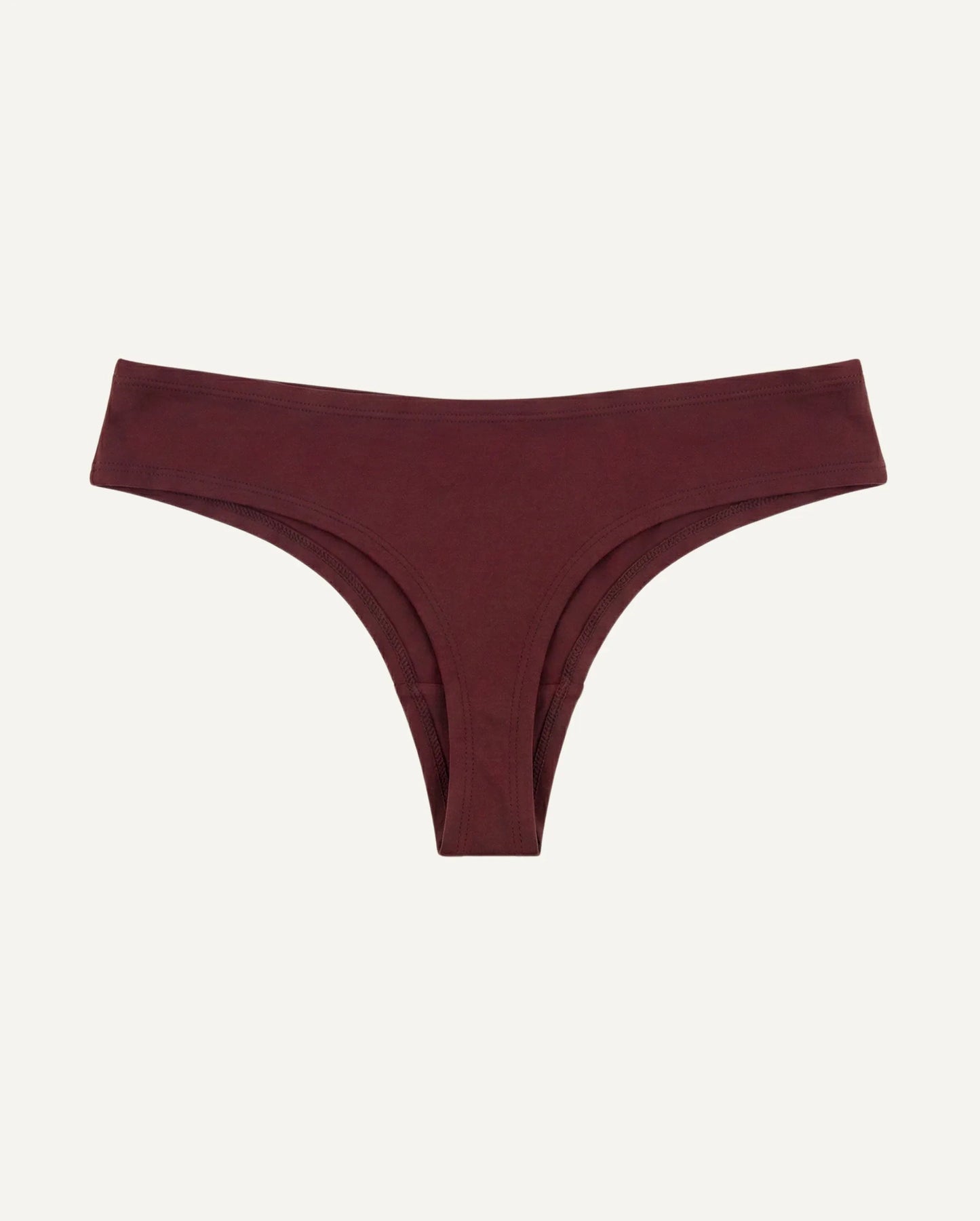 Seacell Thong — Burgundy