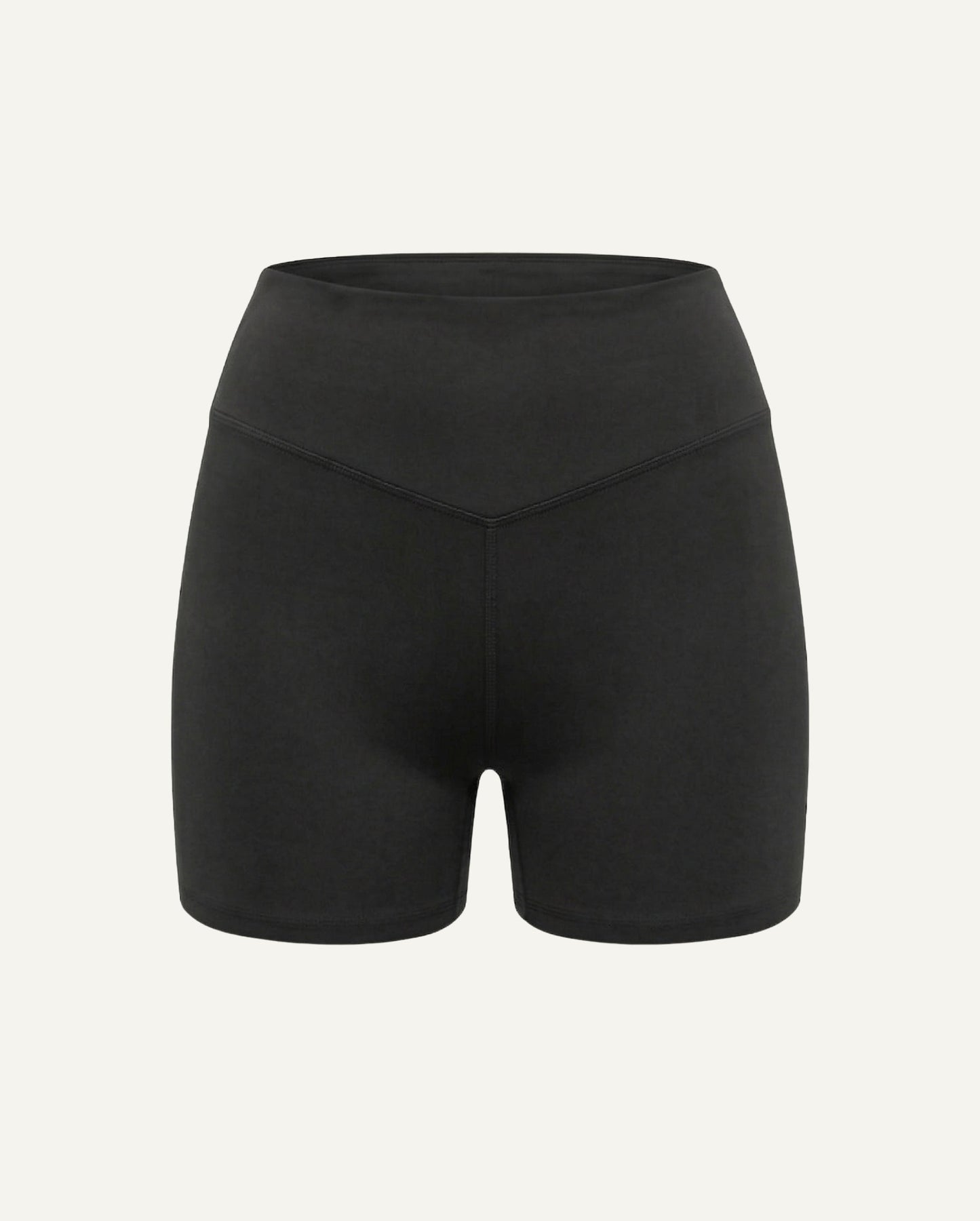 Organic Cotton Biker Shorts — Black