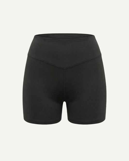 Organic Cotton Biker Shorts — Black