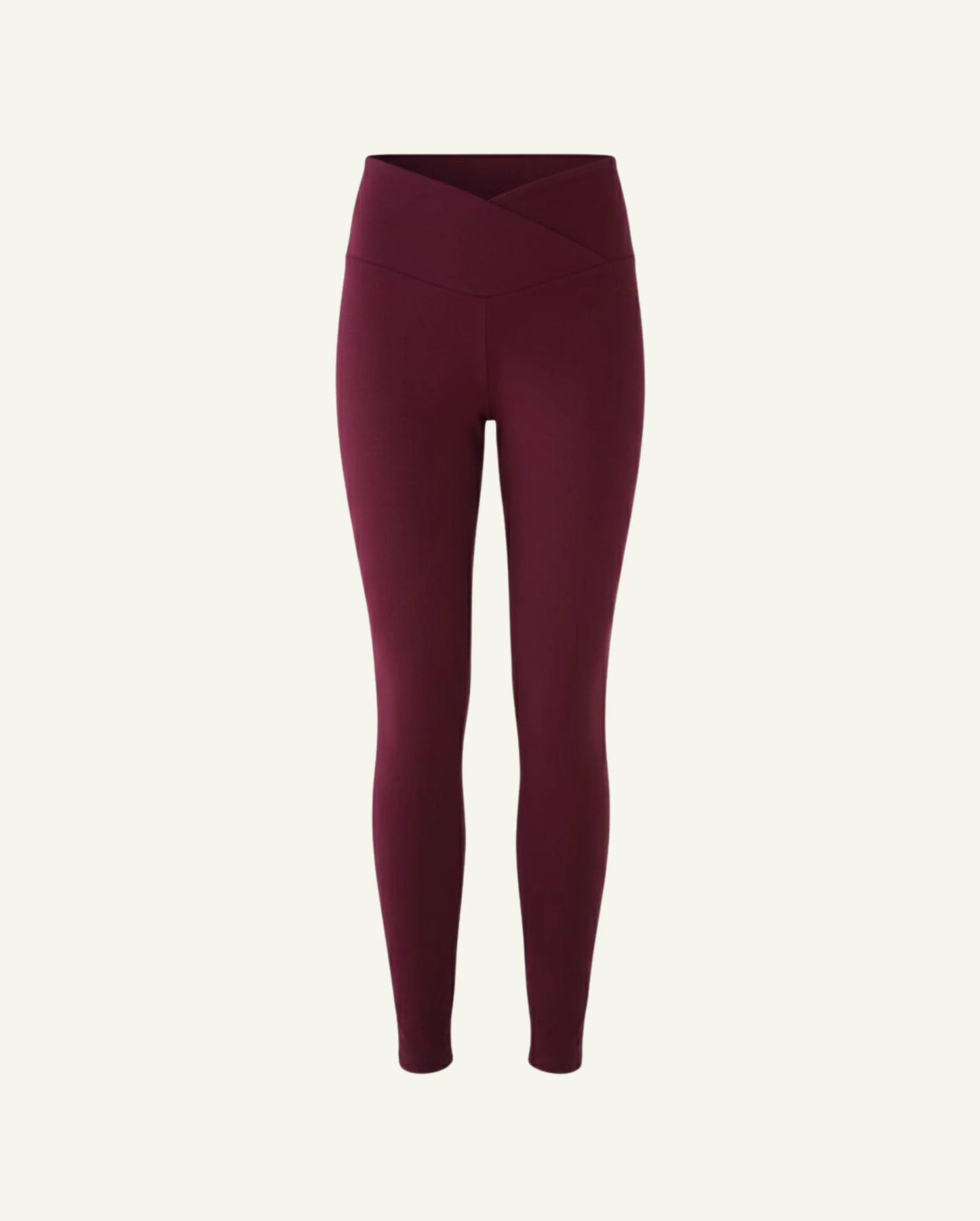 Seacell Leggings — Second-Skin Burgundy