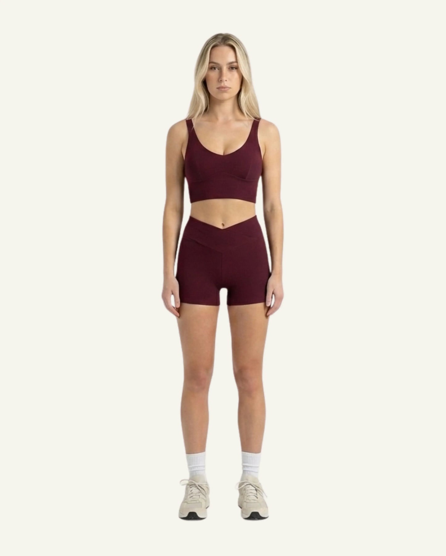 Seacell Sports Bra — Burgundy