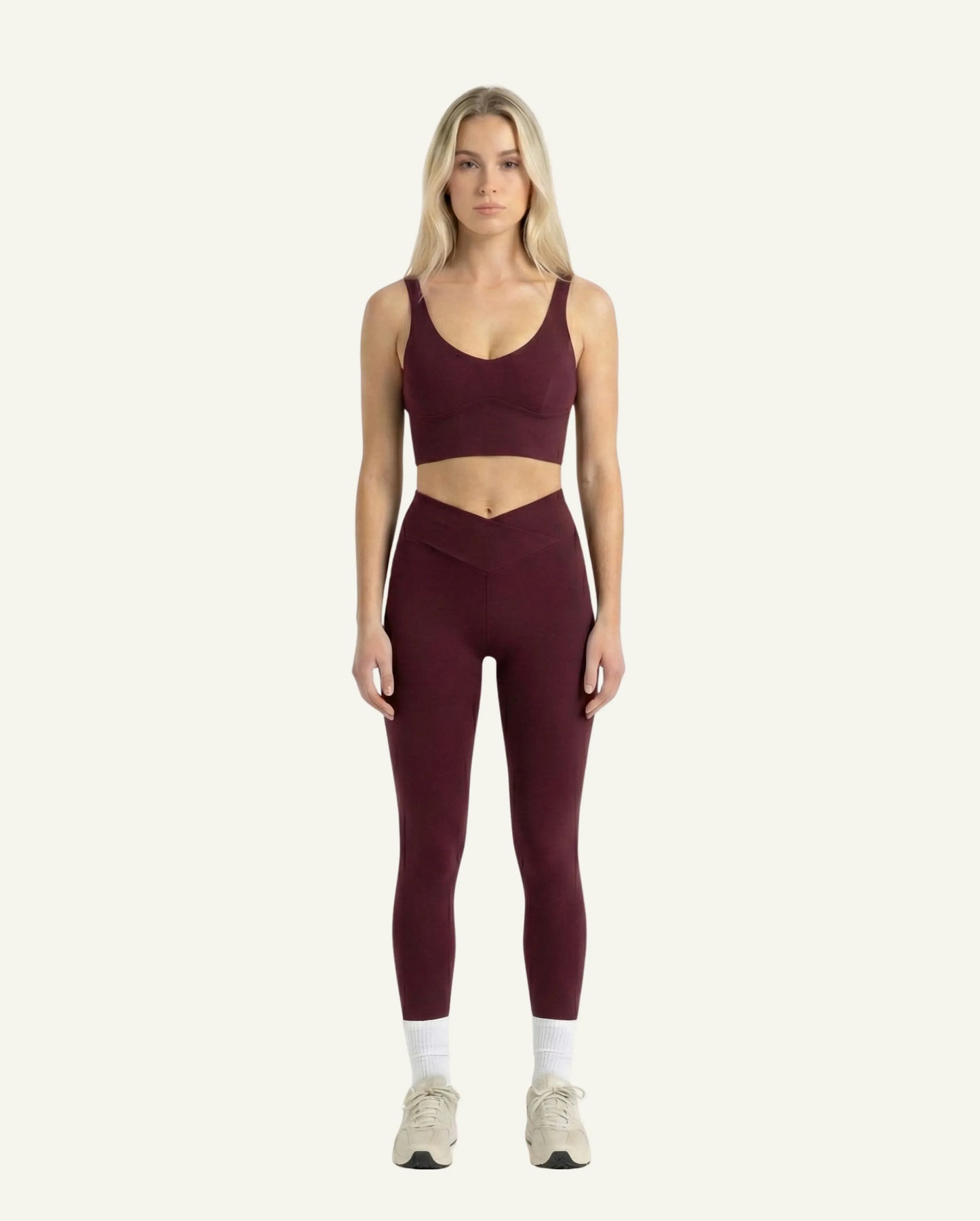 Seacell Leggings — Second-Skin Burgundy