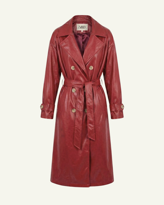 Cotton Trench Coat — Rainy City Icon