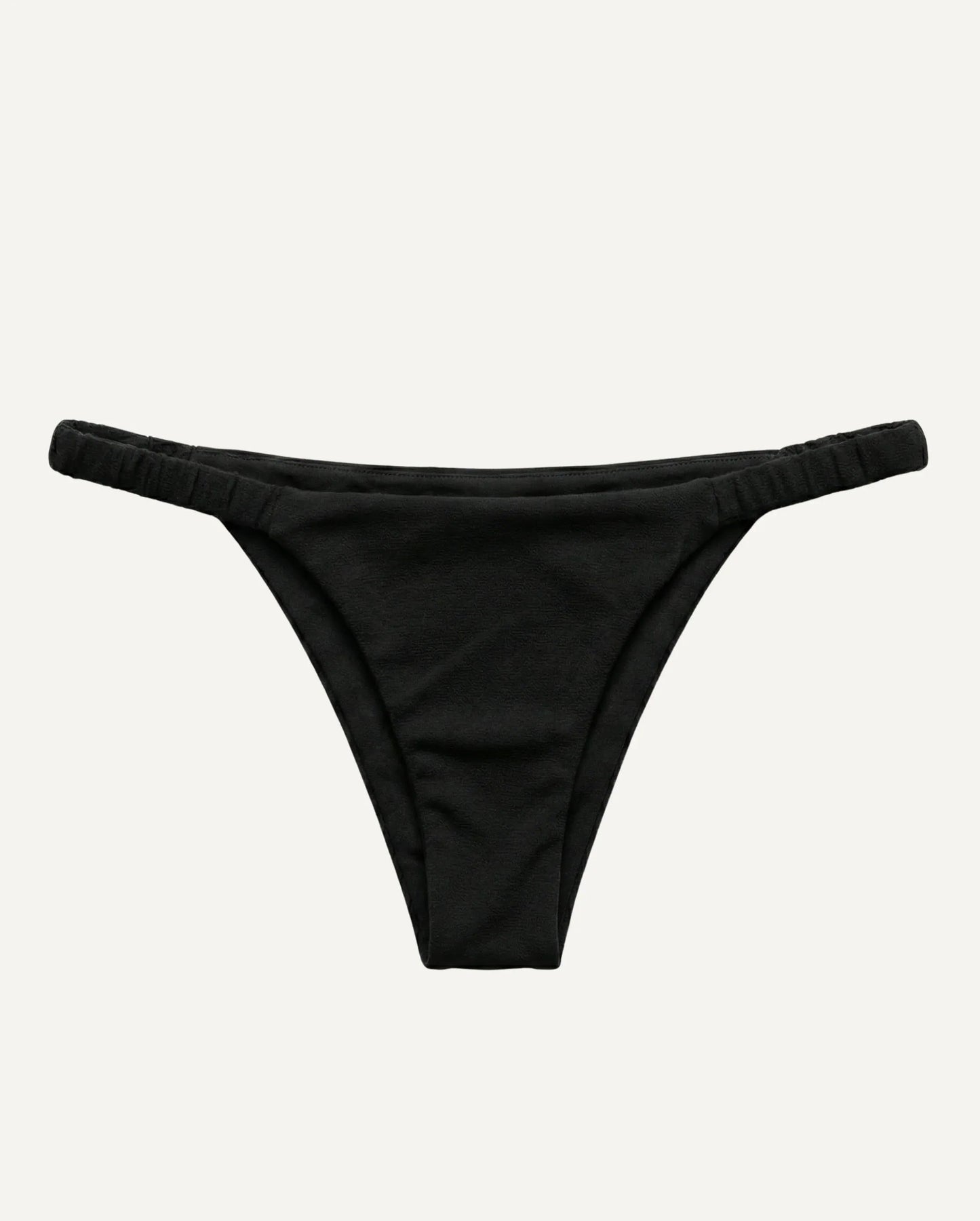 Merino Wool Brazilian Briefs — Black