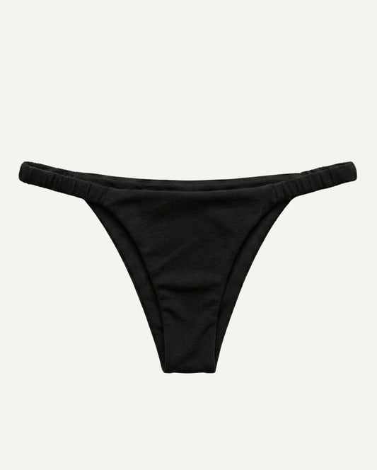 Merino Wool Brazilian Briefs — Black