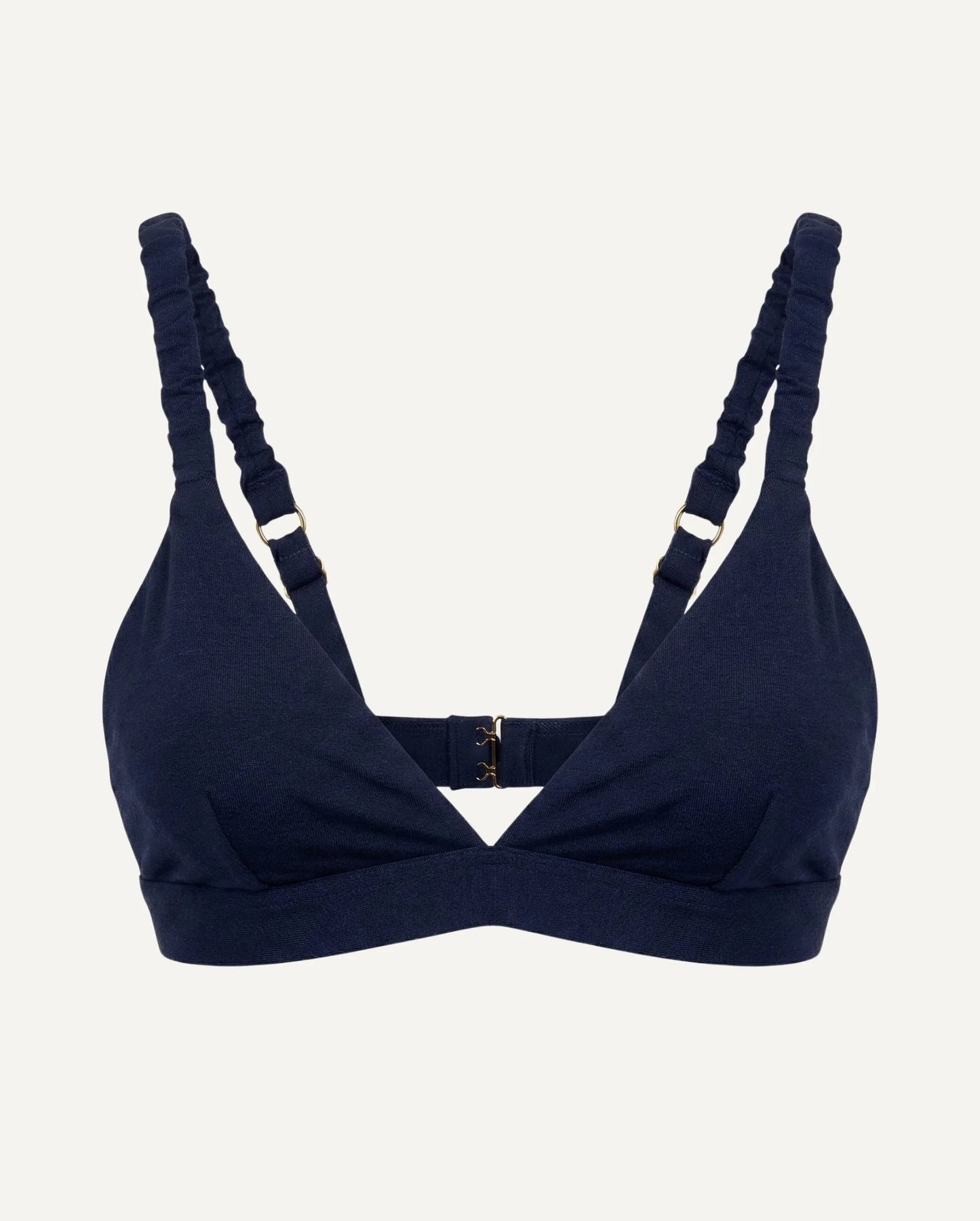 Merino Wool Bra — Wireless, Dark Blue
