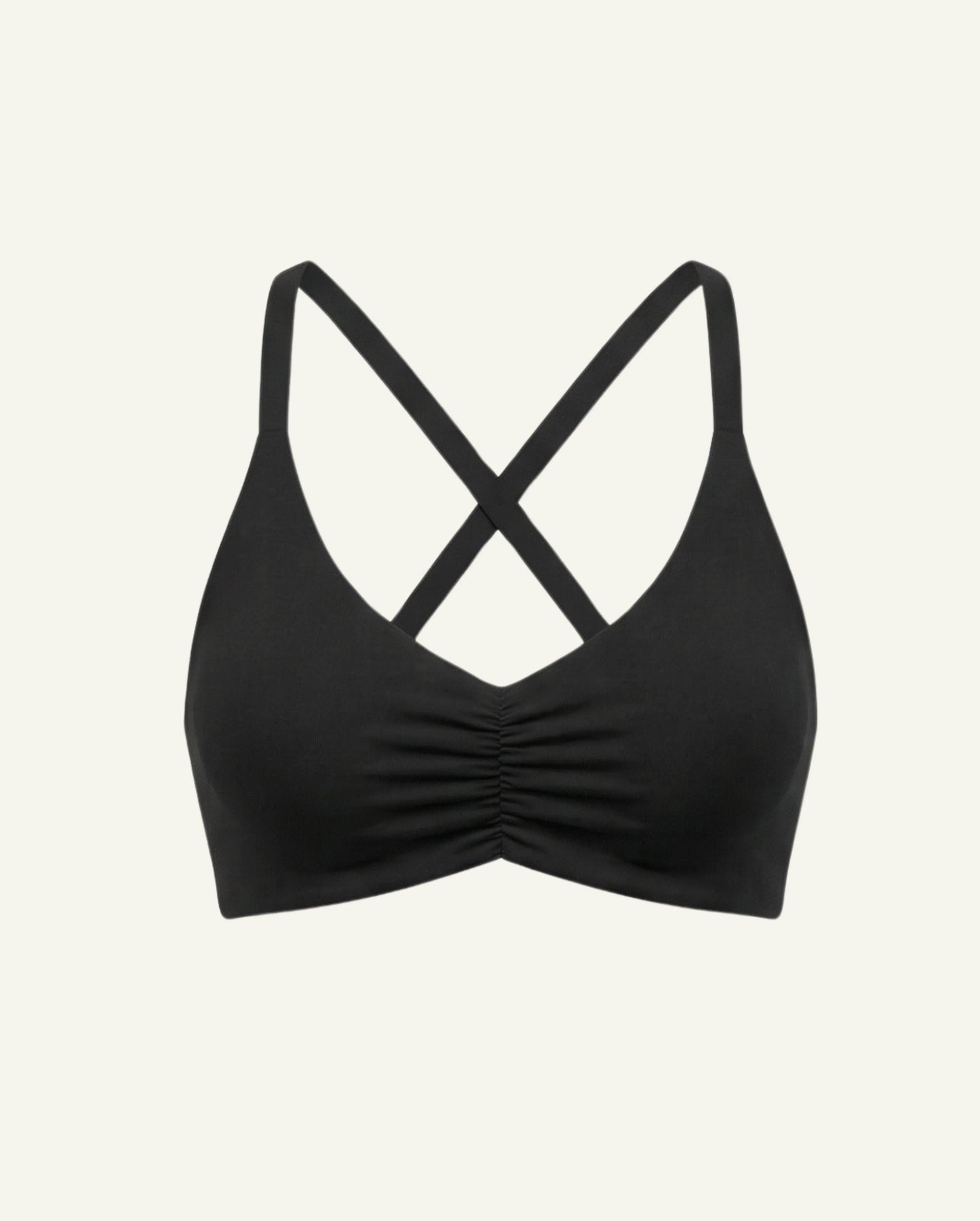 Organic Cotton Strappy Bra — Gym to Party