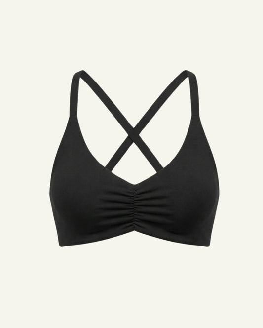 Organic Cotton Strappy Bra — Gym to Party