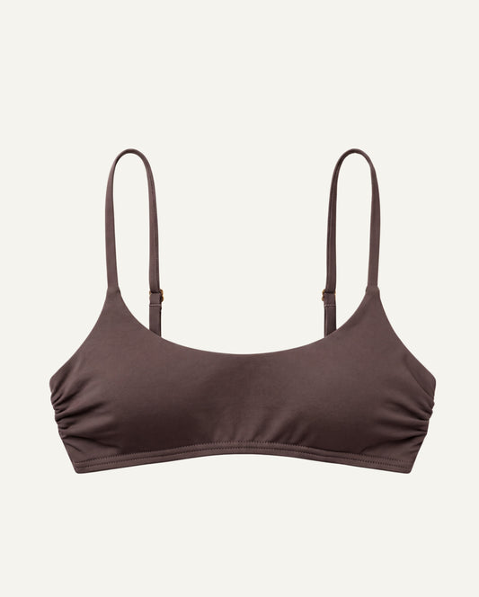 Seaweed Bralette — Brown
