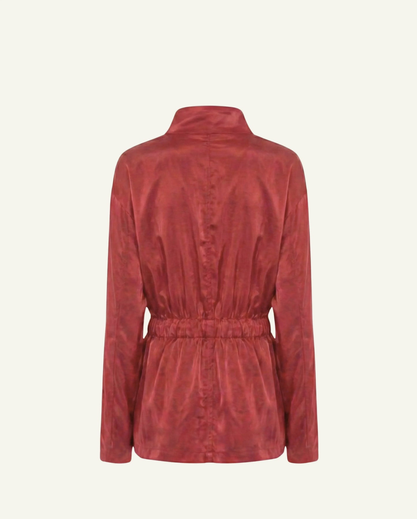 Cotton Windbreaker — Cherry Red