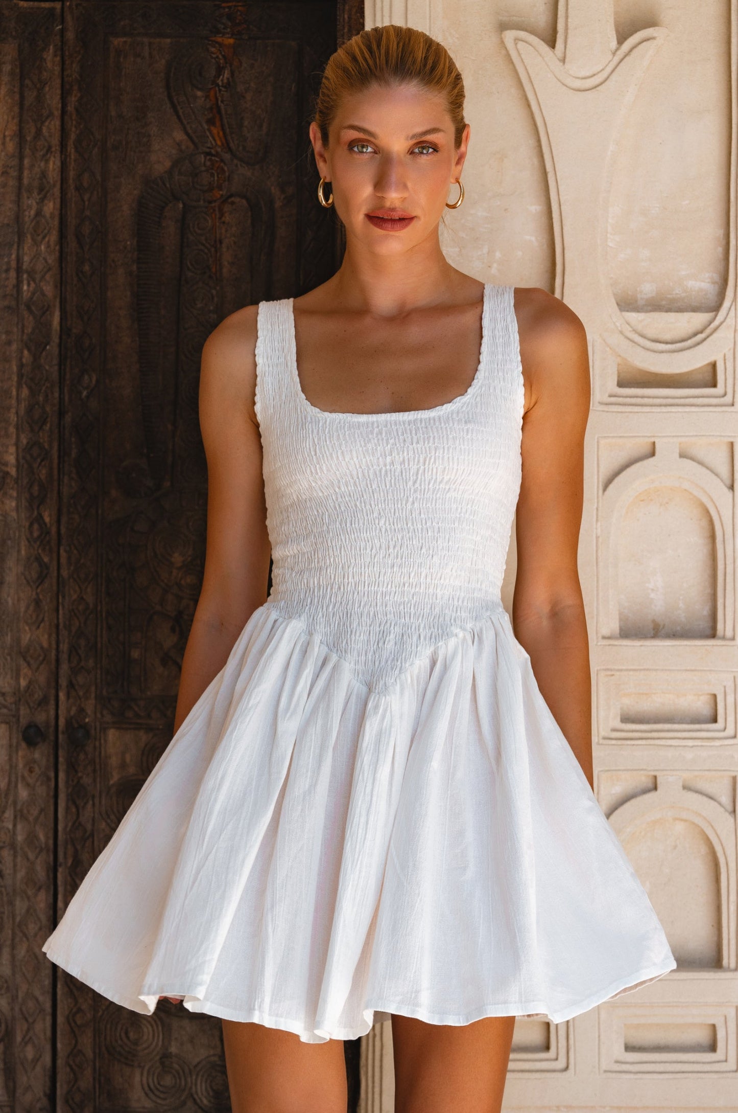 Linen Mini Dress — Short Story