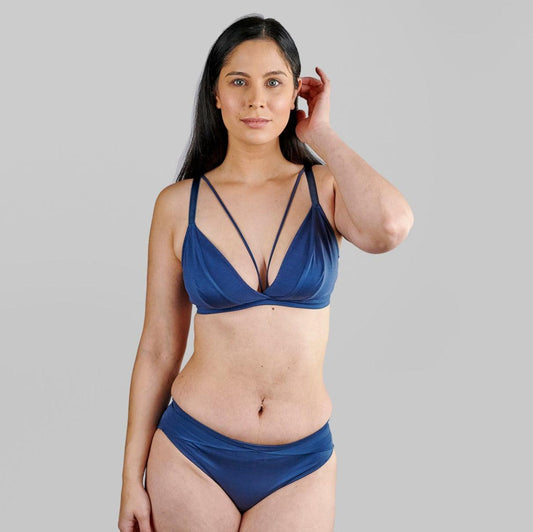 Silk & Organic Cotton Bralette — Featherlight