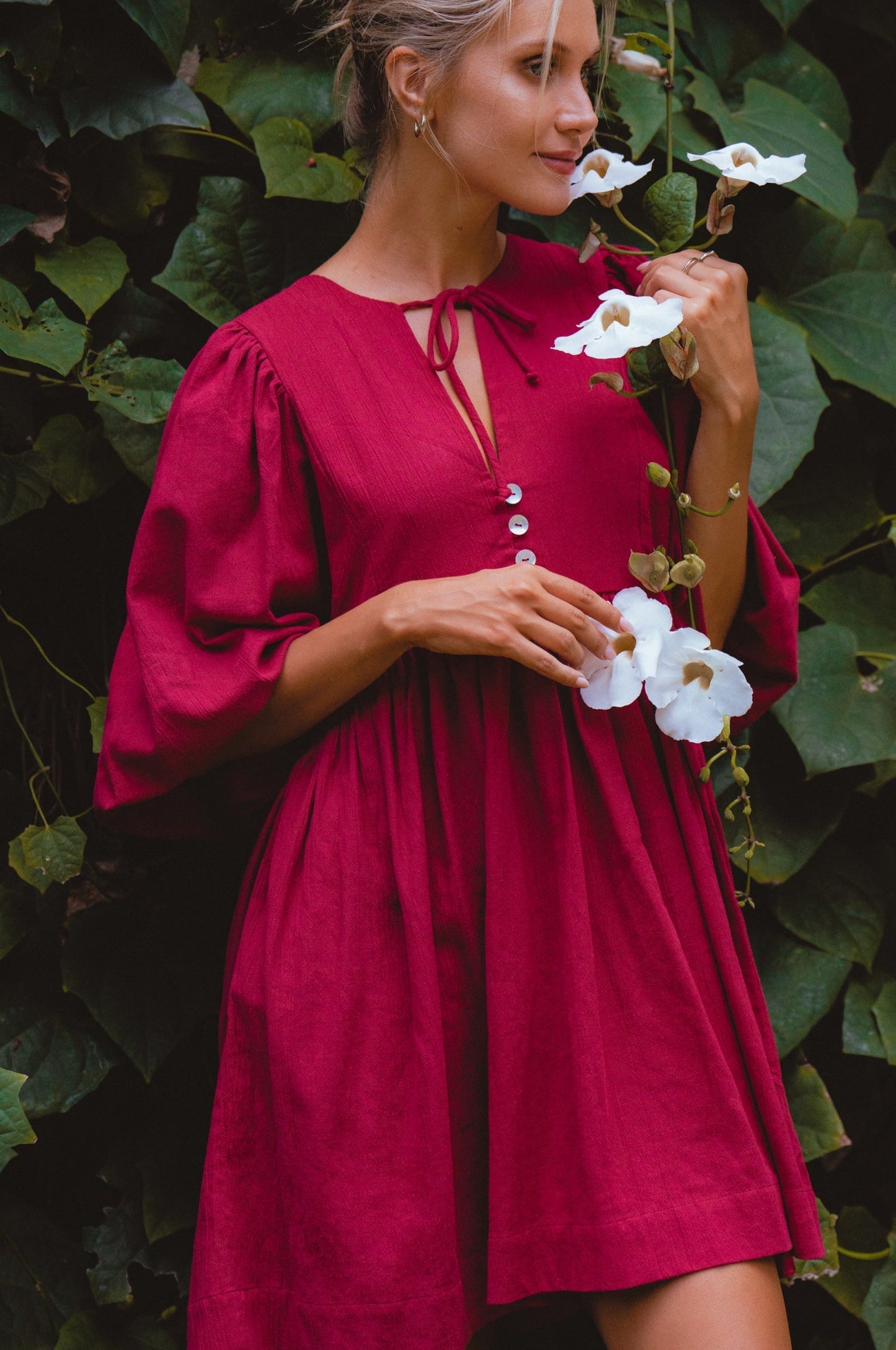 Babydoll Linen Mini Dress — Summer in the City