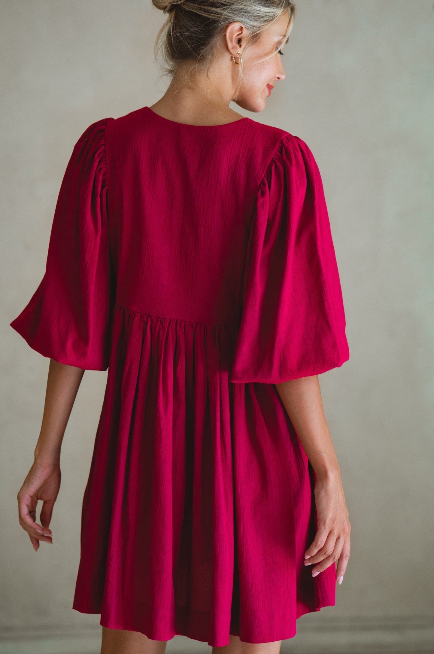 Babydoll Linen Mini Dress — Summer in the City