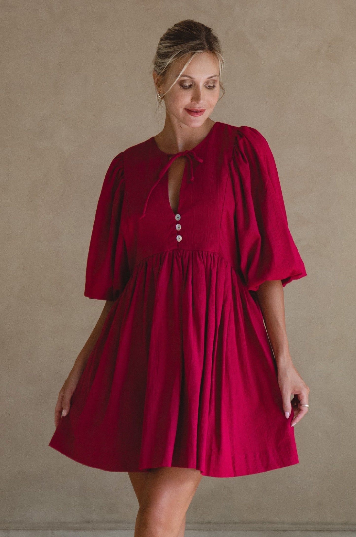 Babydoll Linen Mini Dress — Summer in the City