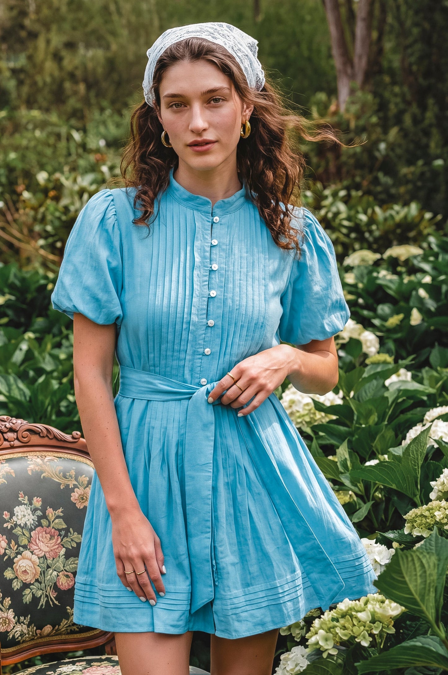 Linen Mini Dress — Camden Nights