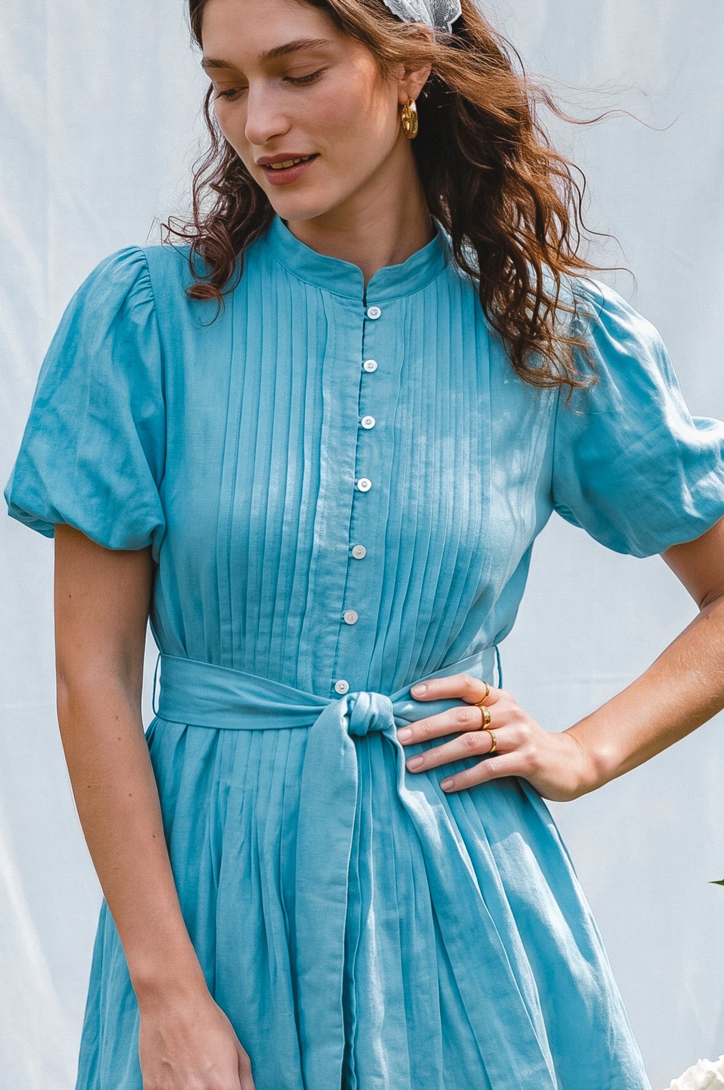 Linen Mini Dress — Camden Nights