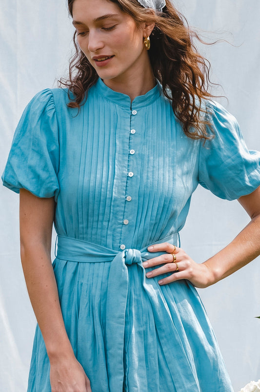 Linen Mini Dress — Camden Nights