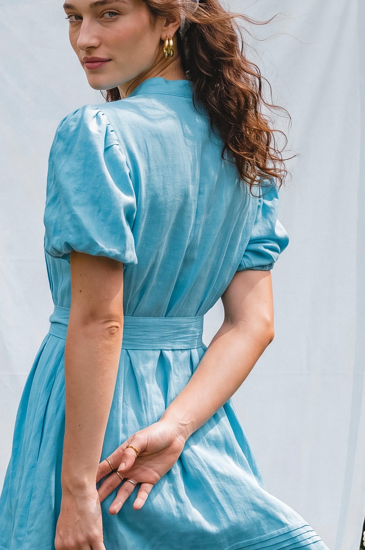 Linen Mini Dress — Camden Nights