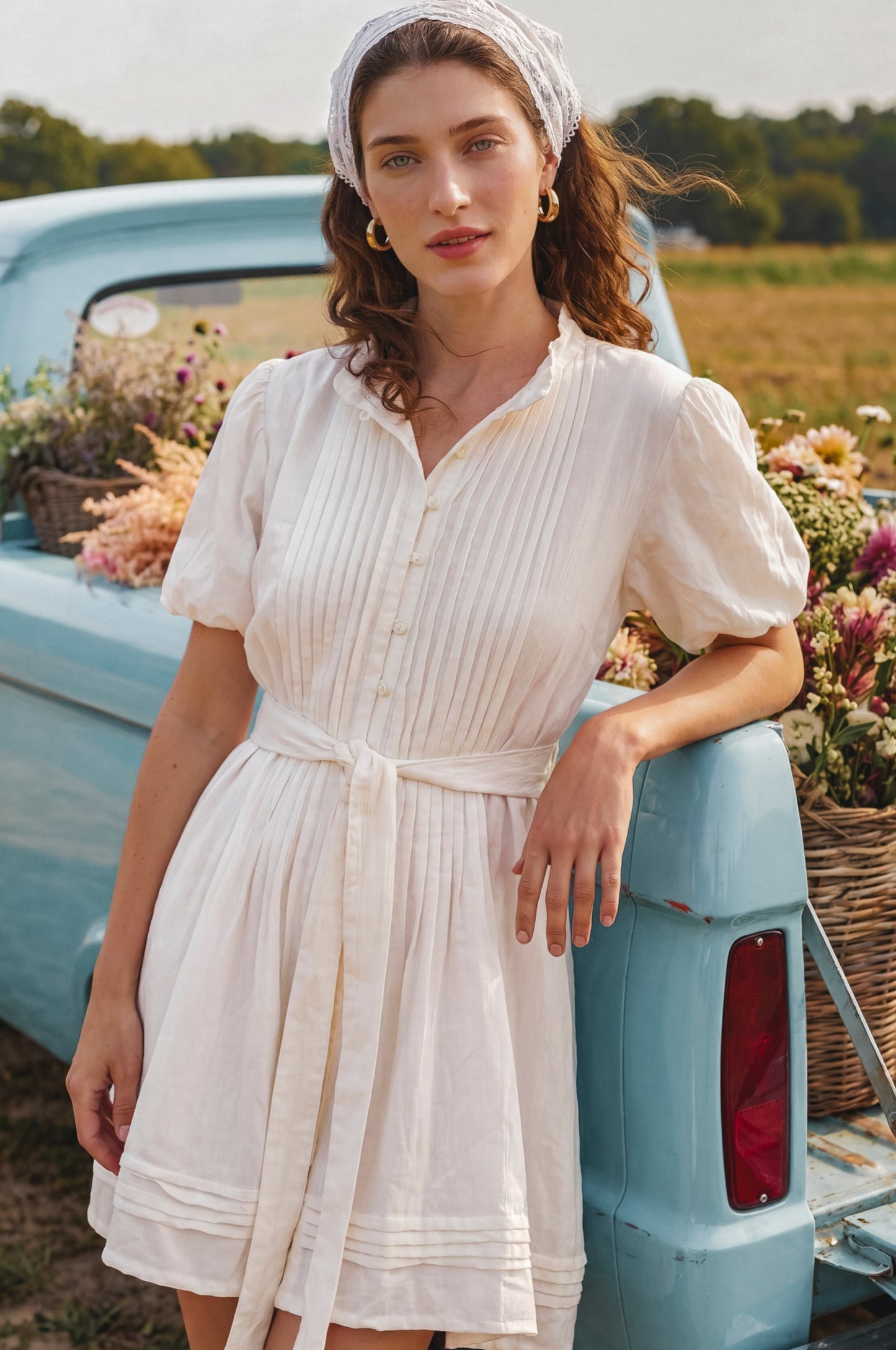 Linen Mini Dress — Camden Nights