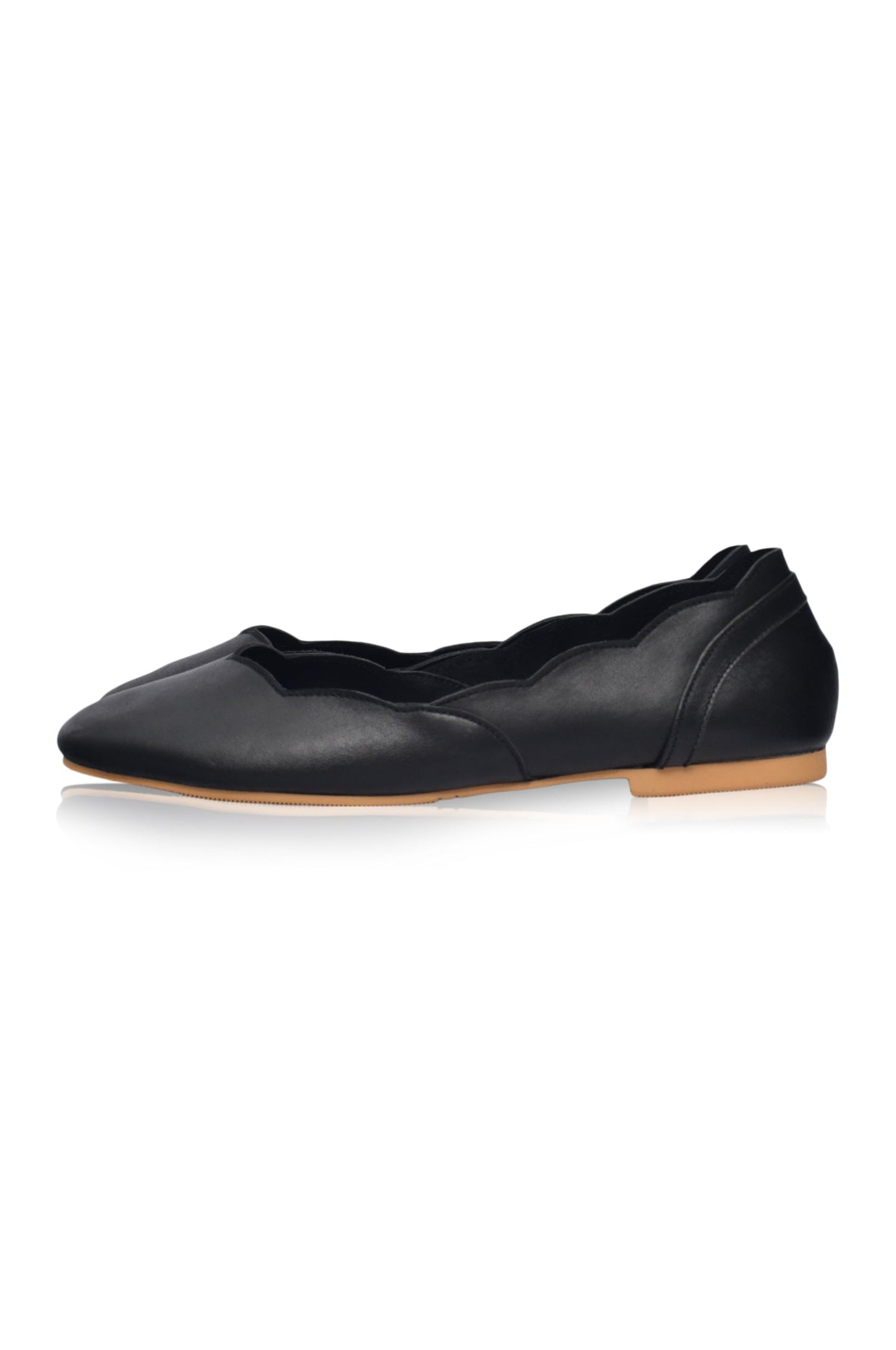 Leather Ballet Flats — Morning Commute