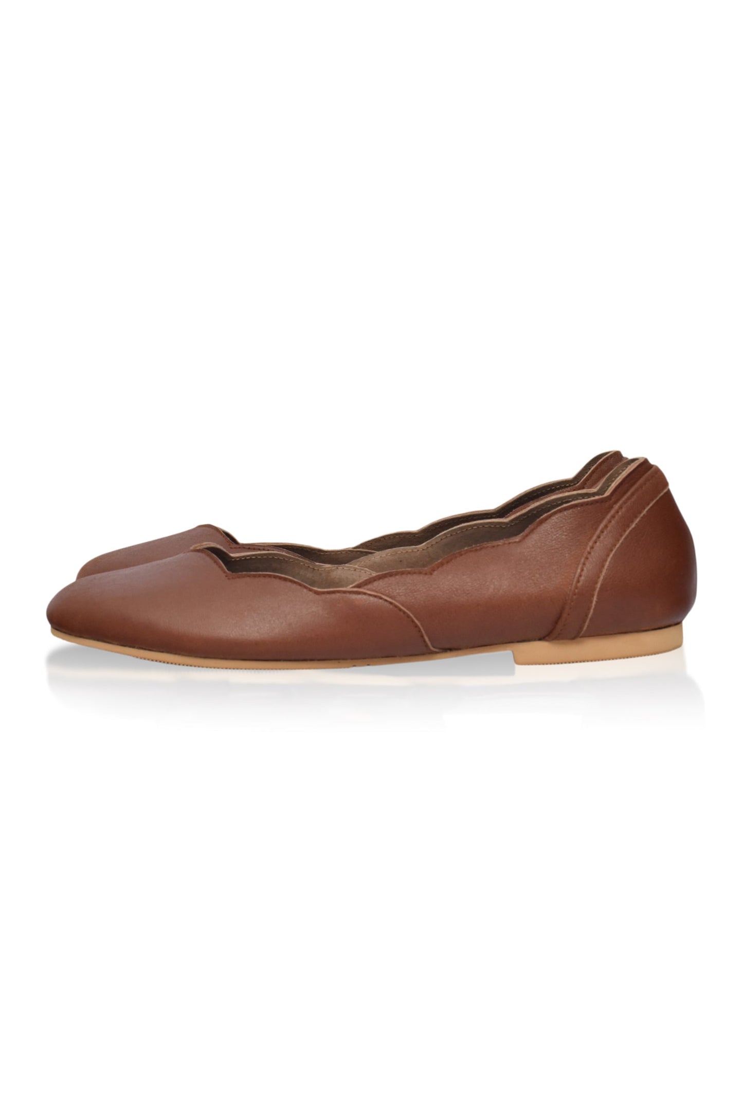 Leather Ballet Flats — Morning Commute