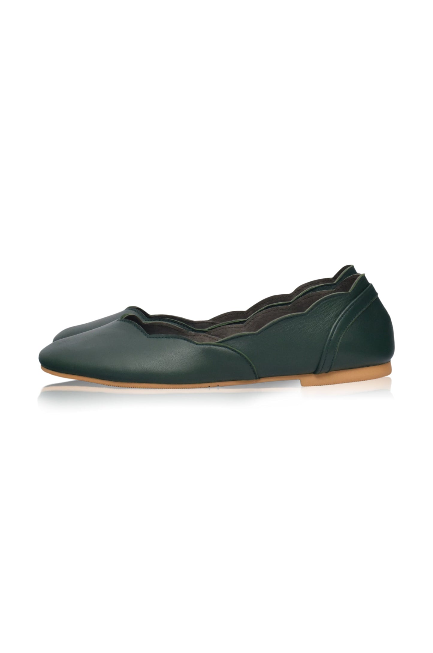 Leather Ballet Flats — Morning Commute