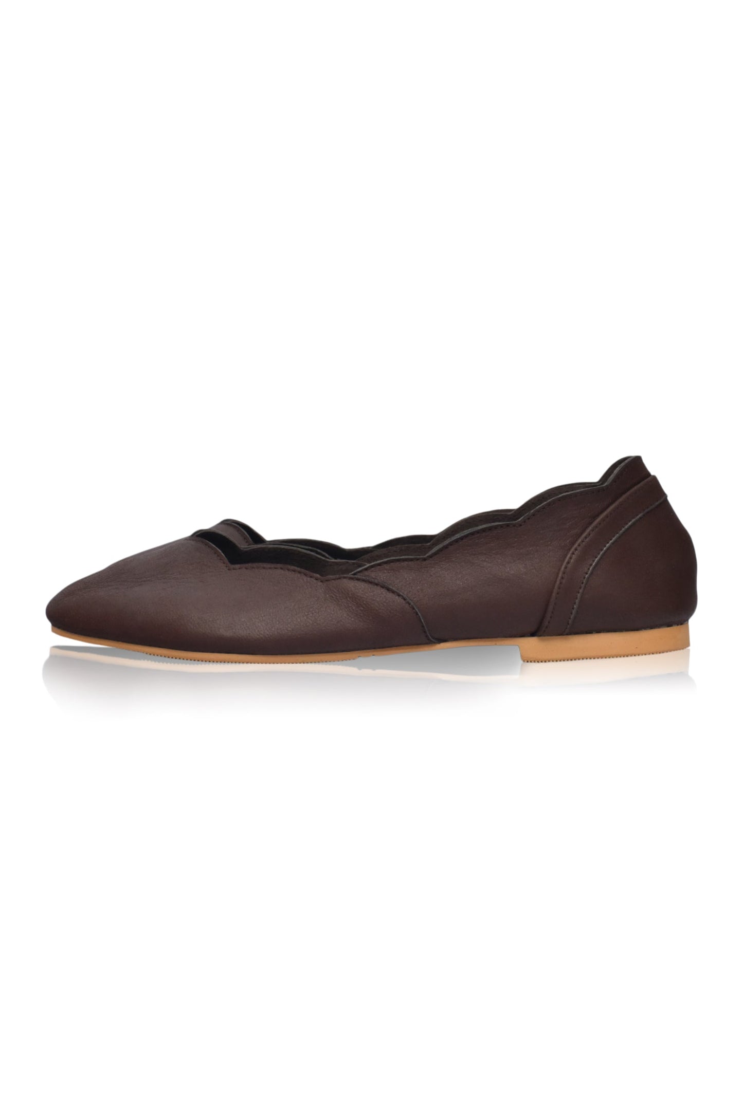 Leather Ballet Flats — Morning Commute