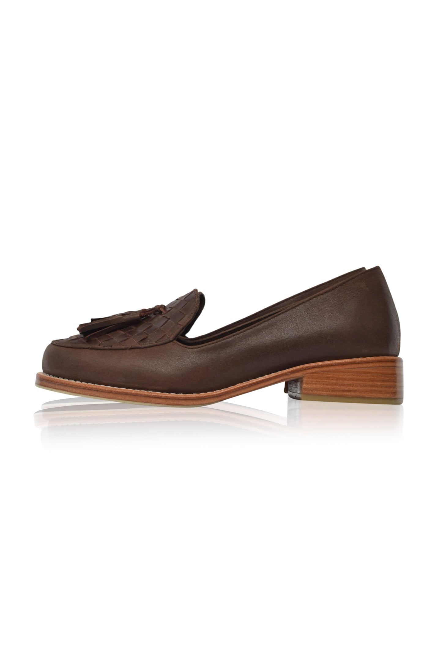 Woven Leather Loafers — Off-Duty Editor