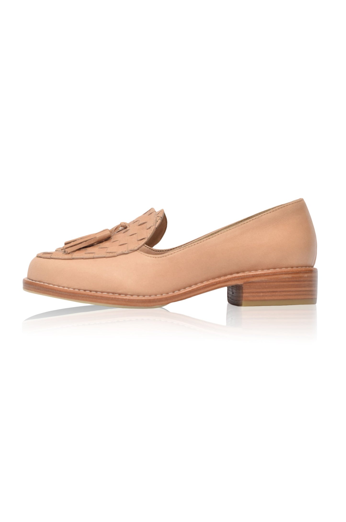 Woven Leather Loafers — Off-Duty Editor